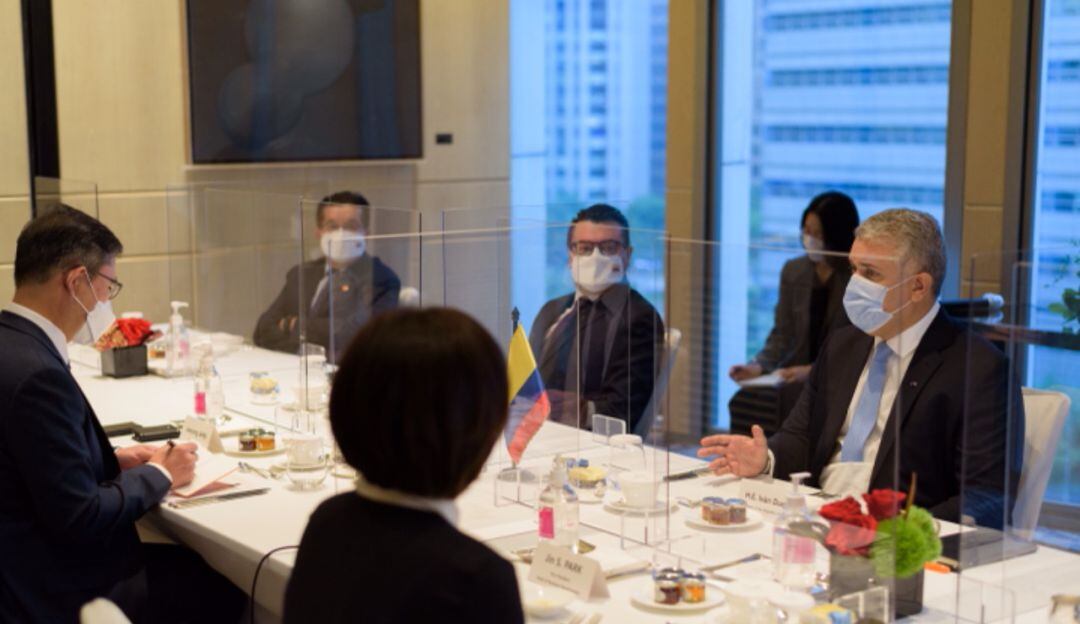 Presidente Iván Duque en Corea.