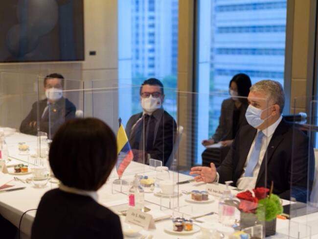 Presidente Iván Duque en Corea.