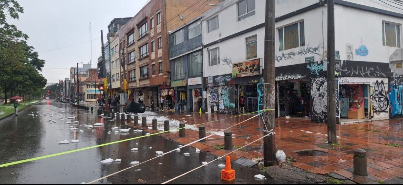 Fuertes lluvias generaron inundaciones y caos vehicular en Bogotá