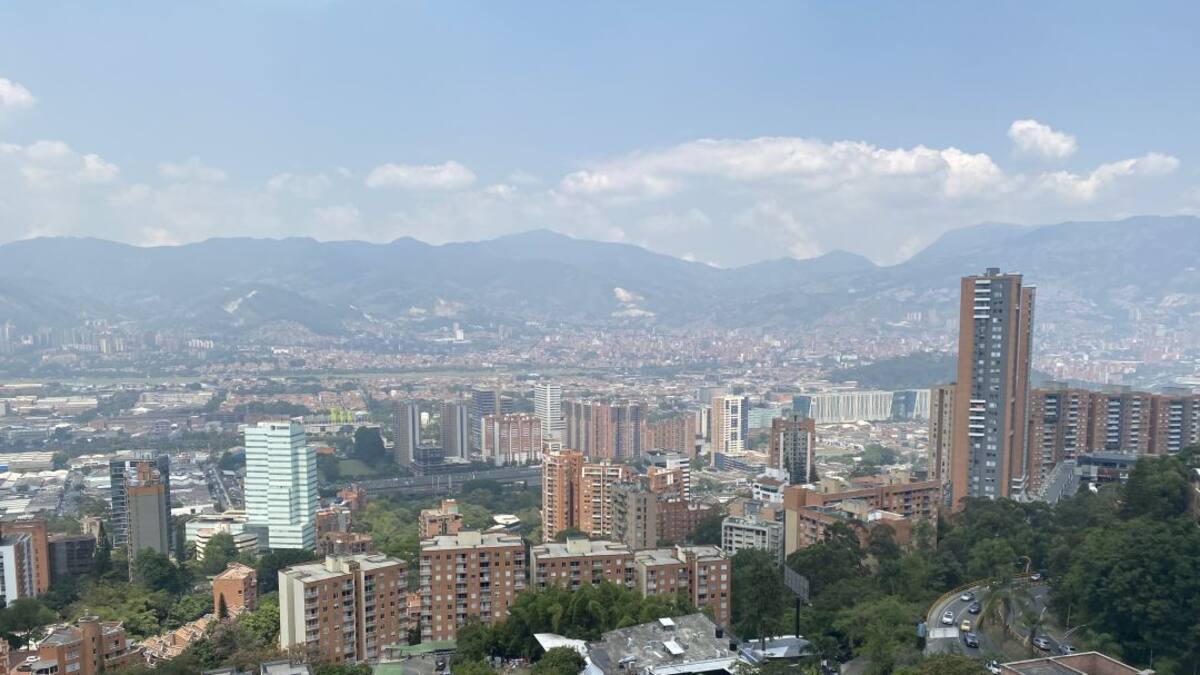 Calidad del aire en Medellín está entre buena y moderada