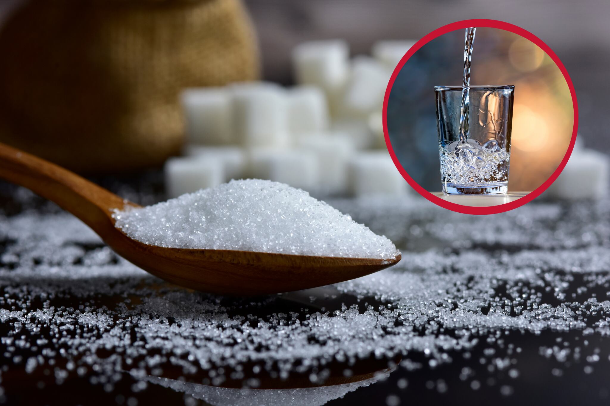 Ritual para atraer la prosperidad y abundancia con un vaso de agua y azúcar - Getty Images