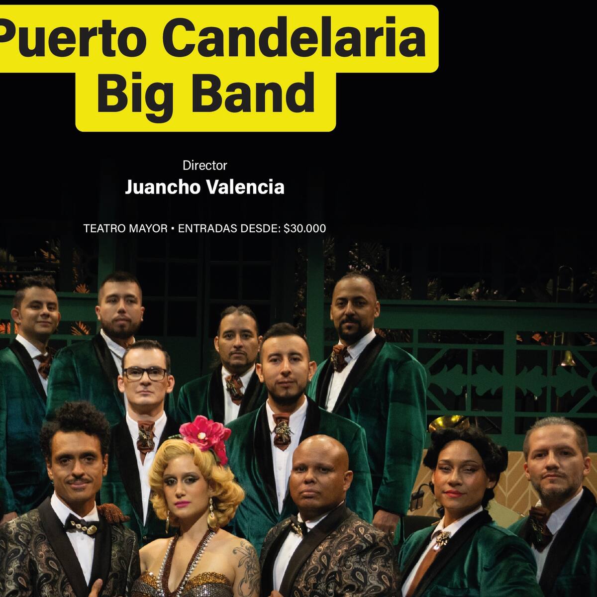 Puerto Candelaria Big Band revive la cumbia en el Teatro Mayor este 5 de diciembre