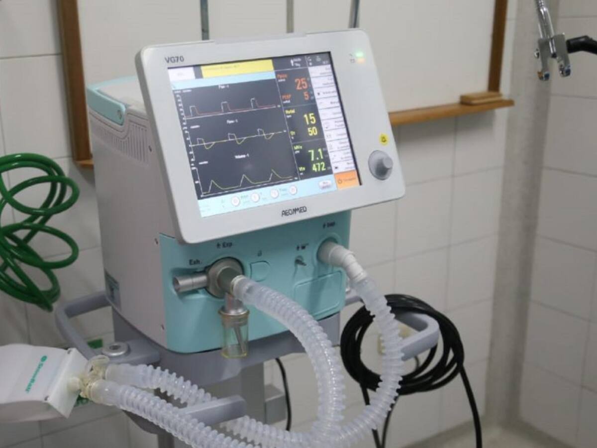 Llegaron 11 ventiladores mecánicos a Santander