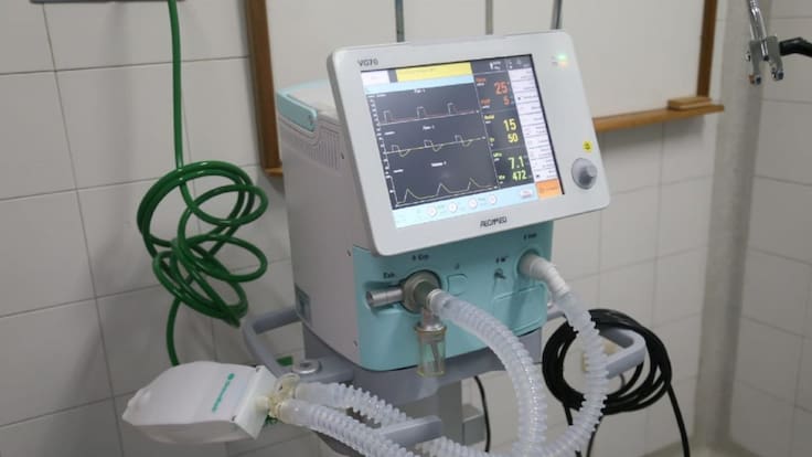 Llegaron 11 ventiladores mecánicos a Santander