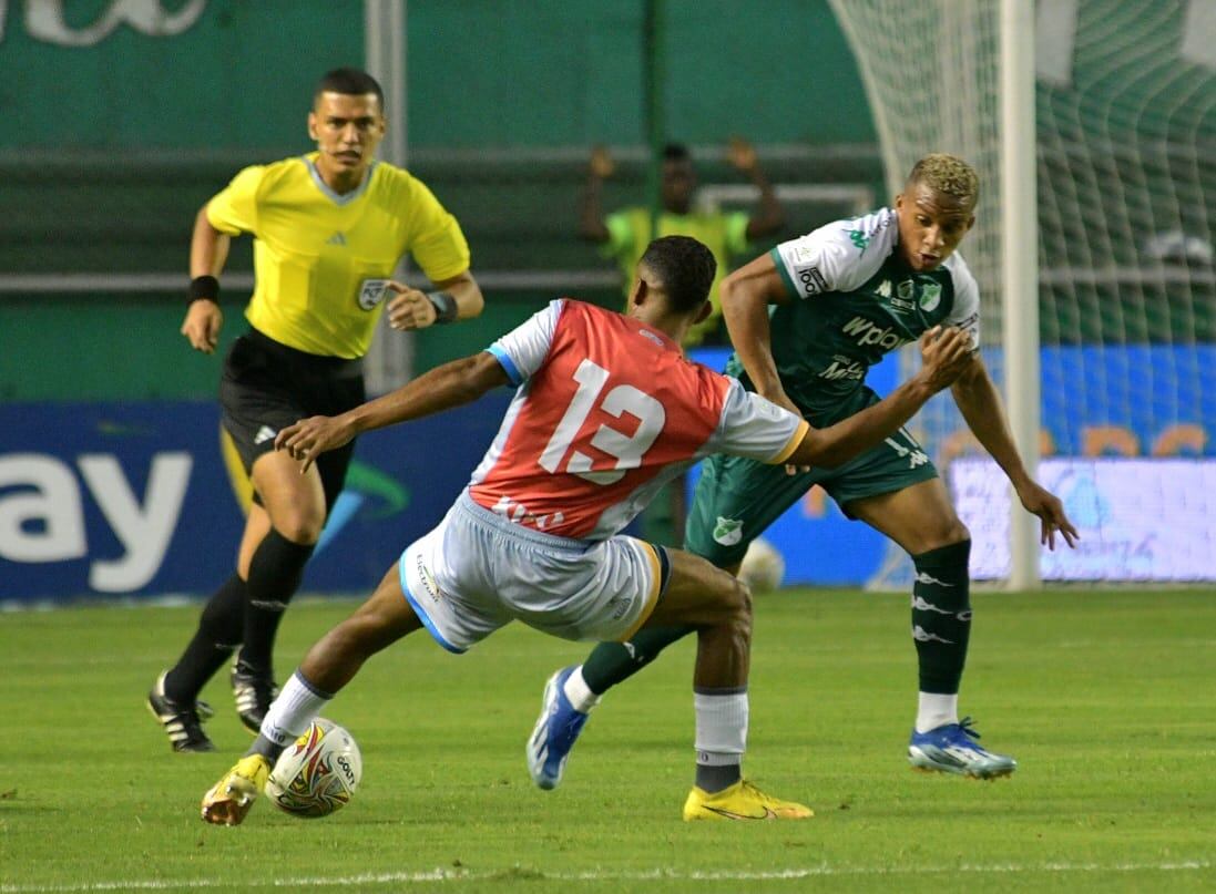 Duelo entre Fortaleza y Deportivo Cali en Liga / Colprensa