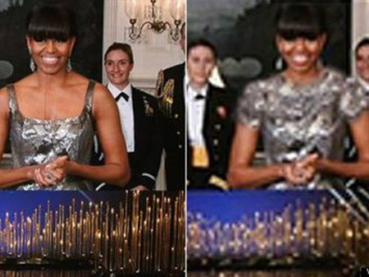Irán elimina el escote de Michelle Obama en la entrega del Óscar