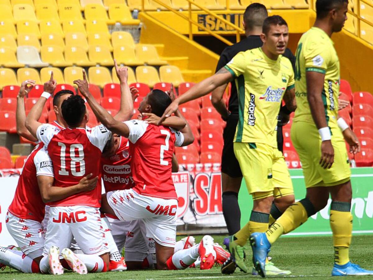 La jugadota de Pedroza en la primera victoria de Grigori con Santa Fe