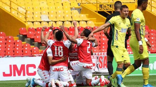 Santa Fe 1 - 0 Bucaramanga por la Copa Colombia 2021