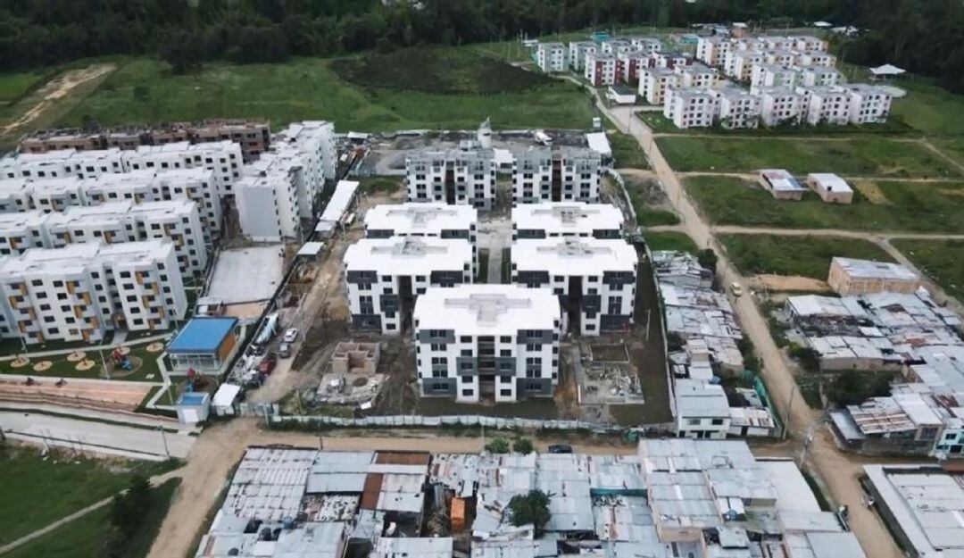 Estas corresponden al proyecto de vivienda gratuita Altos del Guadual, ejecutado con recursos asignados por el Gobierno Nacional.