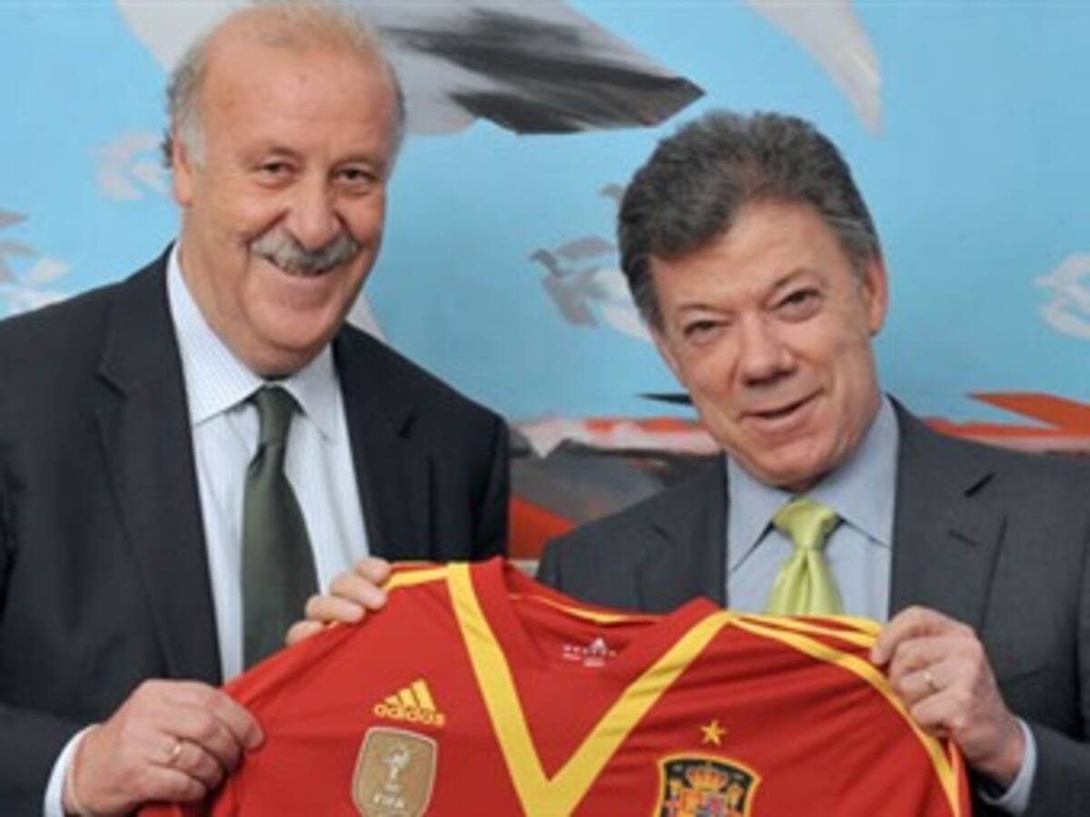 Santos y Vicente del Bosque prometieron verse en Mundial de Brasil 2014