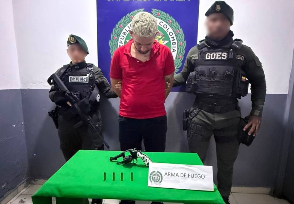 Cae alias 'Riky'. // Policía Metropolitana de Cartagena