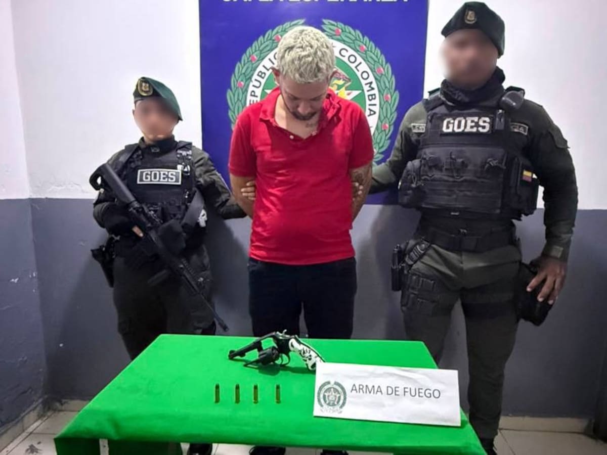 Capturan a alias Riky con un arma de fuego en el barrio Blas de Lezo