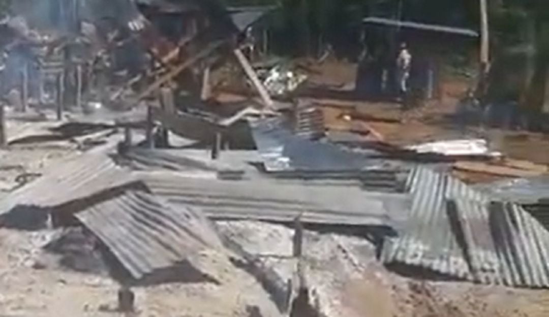 Las comunidades dicen que Ejército habría incinerado casas y realizado supuestas capturas ilegales.