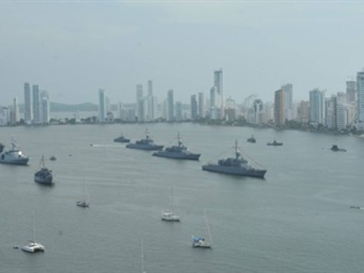 Armada Nacional realizará desfile naval en la bahía de Cartagena