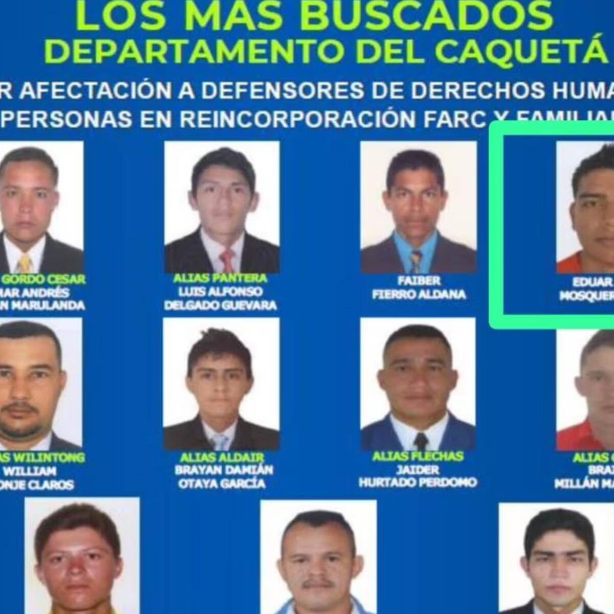 Las Fuerzas Militares capturaron a alias ‘Negro Nevera’ uno de los más buscados en Caquetá