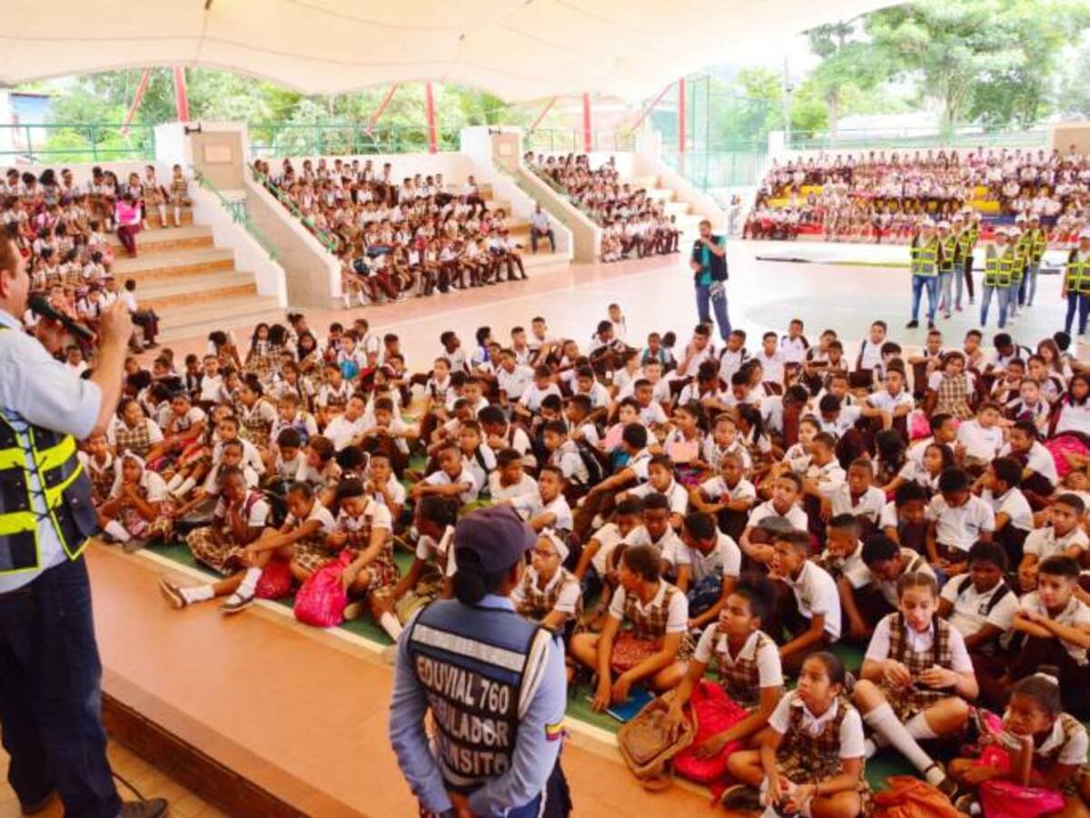 DATT capacita en seguridad vial a más de 3 mil niños en Cartagena