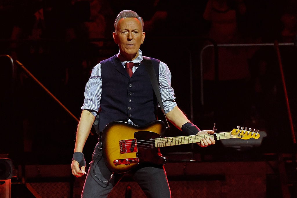 NEW YORK, NEW YORK - MAY 11: Bruce Springsteen performs at Madison Square Garden on May 11, 2026 in New York City. (Photo by Taylor Hill/WireImage)