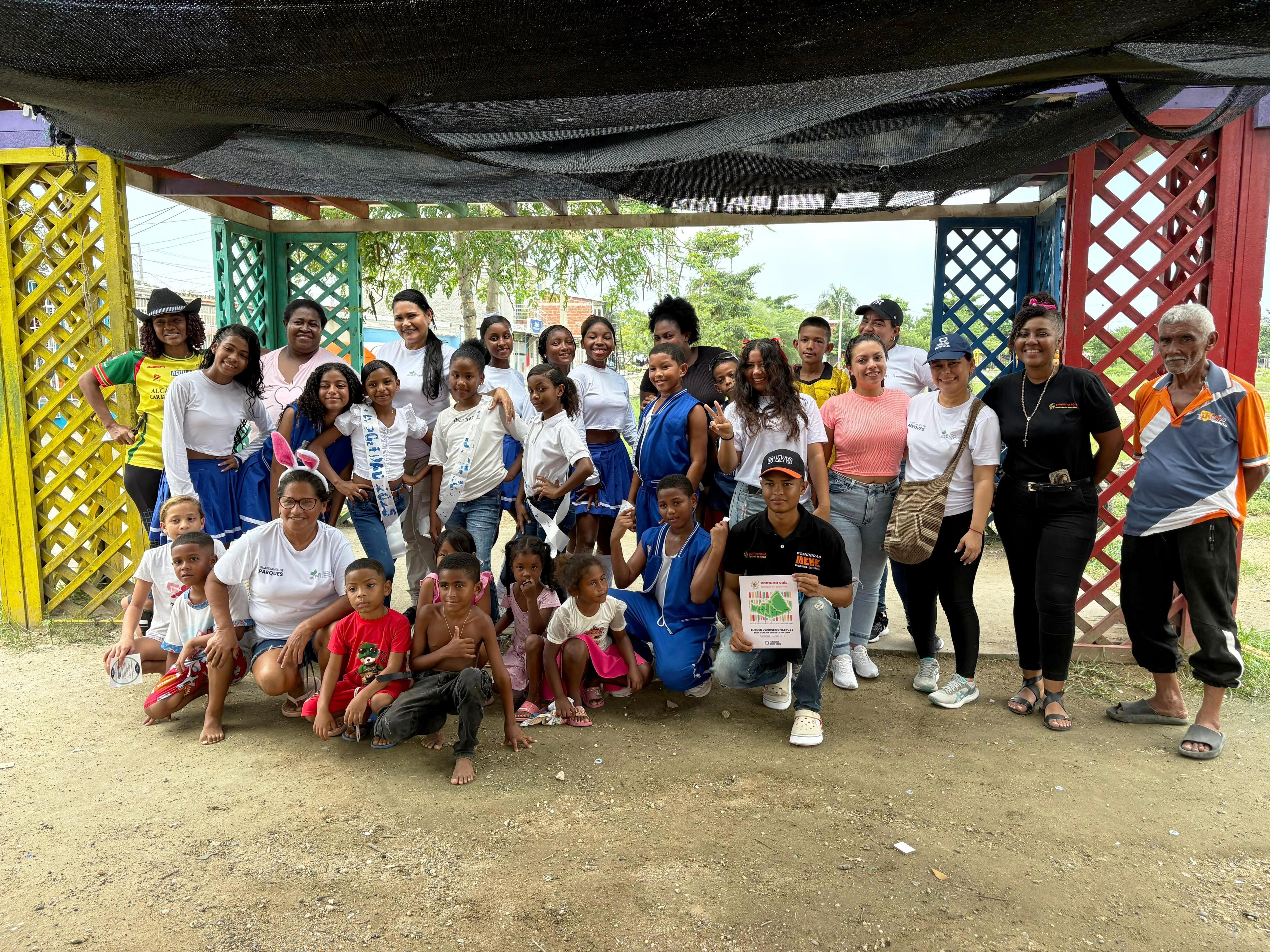 Comuna Seis celebró Ángeles Somos en 15 espacios públicos recuperados por la comunidad