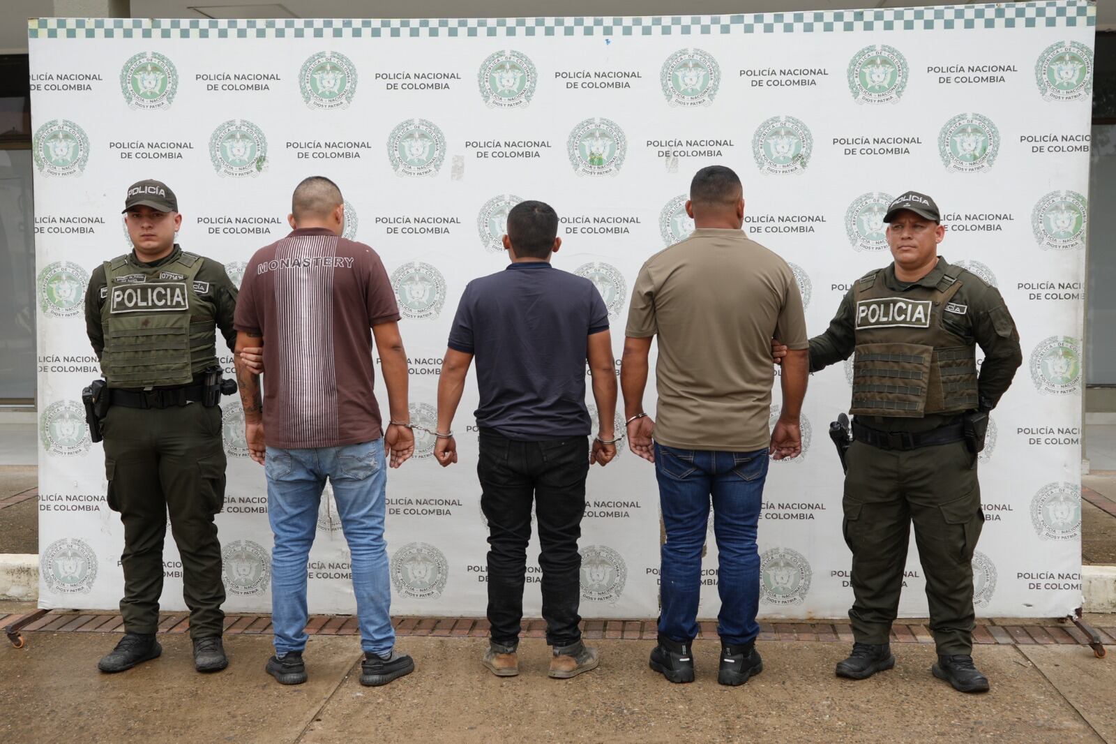 Participaron en la activación de un artefacto explosivo en Florencia. Foto policía Caquetá.