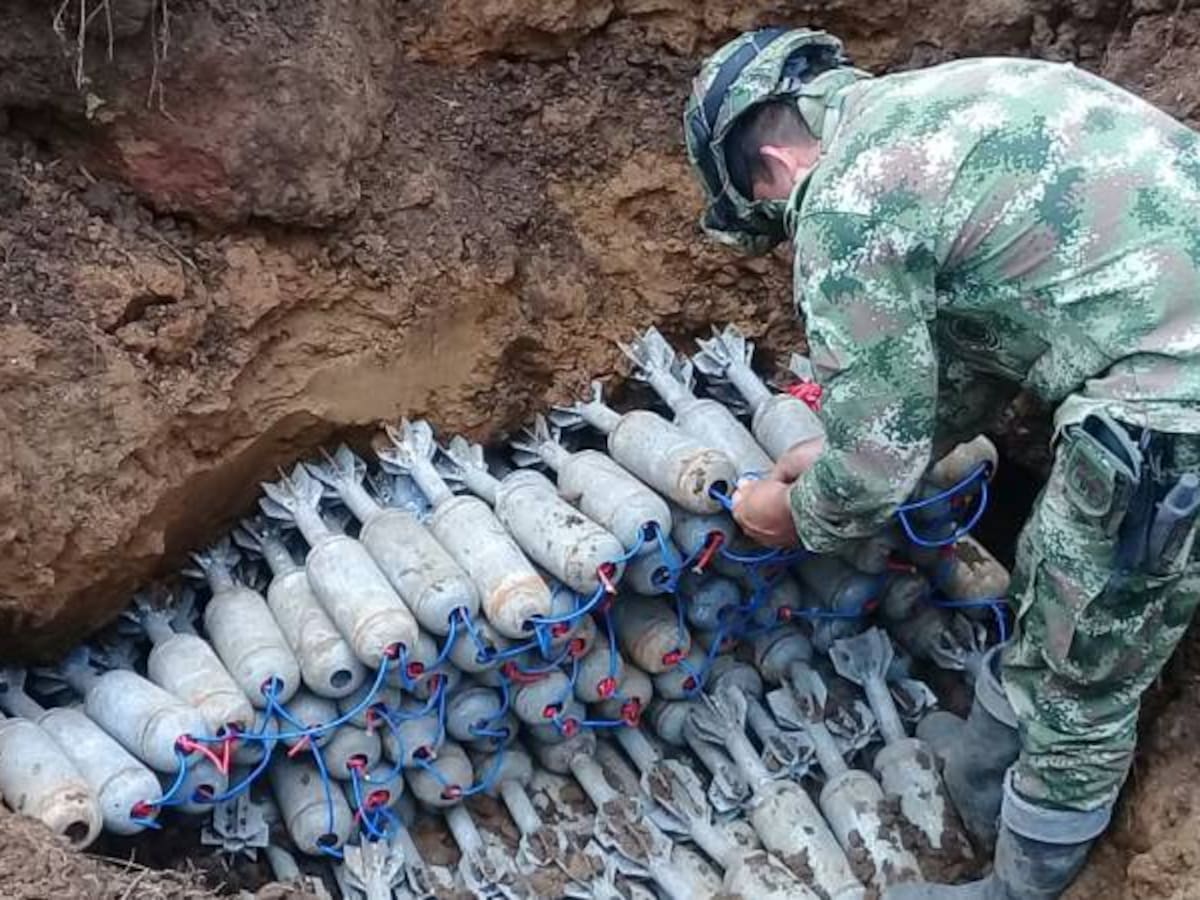 Decomisan explosivos del Eln en el sur de Nariño