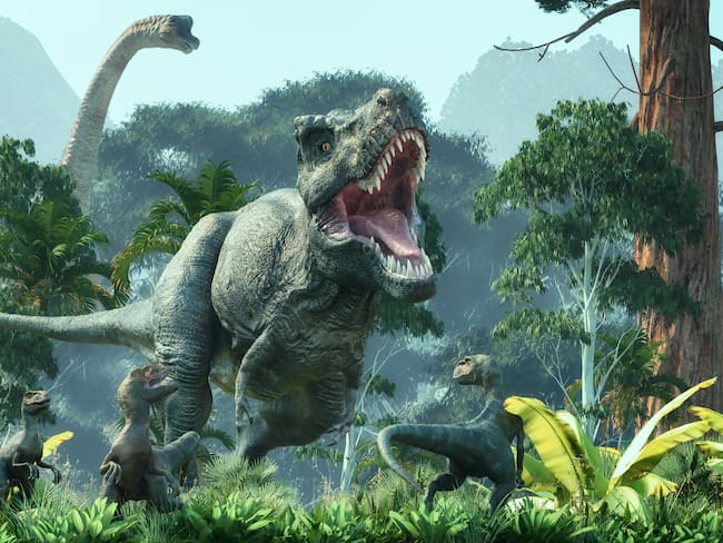 Los tiranosaurios rex tenían labios, según estudio. Foto: Getty Images.