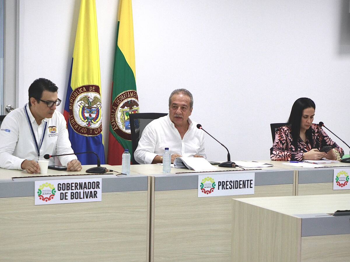 Sector salud departamental rinde informe ante la Asamblea de Bolívar
