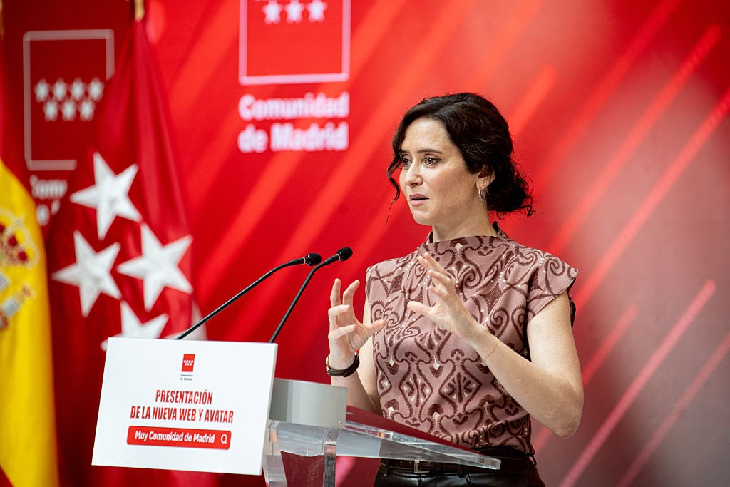 Isabel Díaz Ayuso. (Photo By Gabriel Luengas/Europa Press via Getty Images)