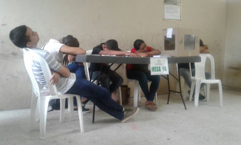 Los jurados tuvieron tiempo hasta para hacer siesta.