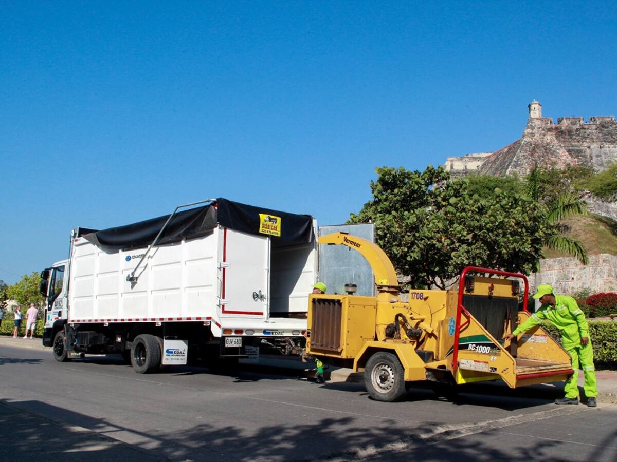 En Cartagena Pacaribe aumenta flota de vehículos para realizar podas