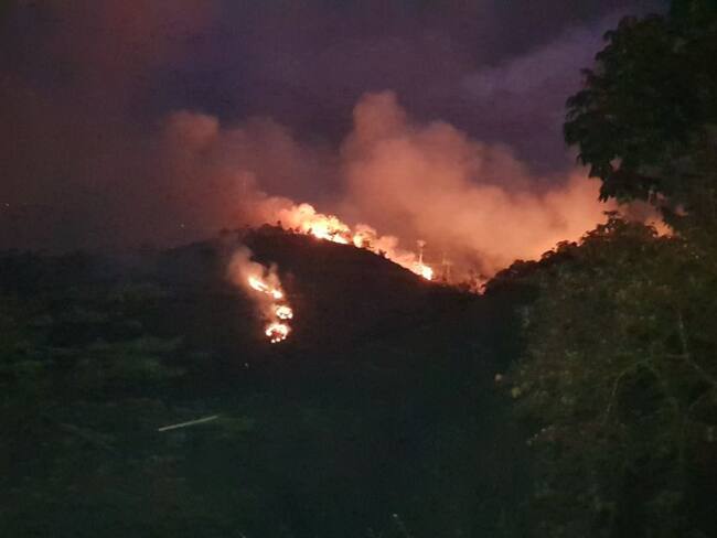 43 fueron las hectáreas arrasadas por incendio forestal en Antioquia