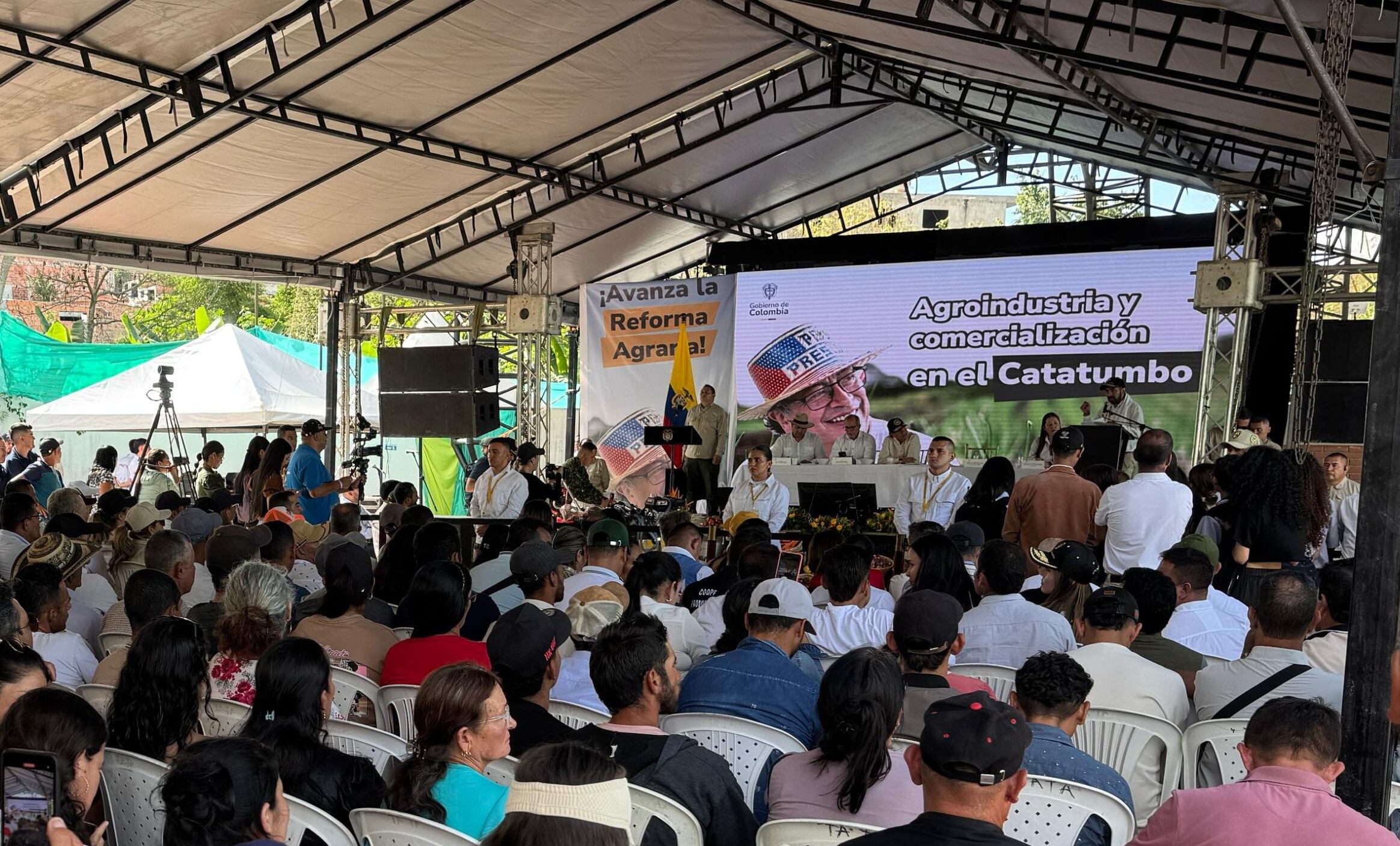 Presidente Gustavo Petro en el municipio de Ocaña / Foto: Cortesía
