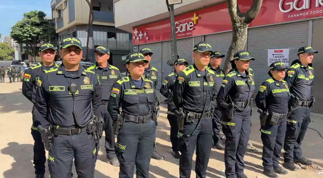 Pereira tendrá nuevo refuerzo de policías para atender casos de hurto en el centro. Foto: Policía Metropolitana de Pereira.