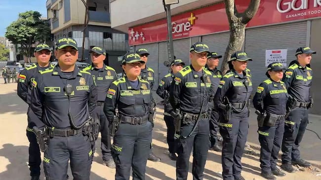 Pereira tendrá nuevo refuerzo de policías para atender casos de hurto en el centro. Foto: Policía Metropolitana de Pereira.