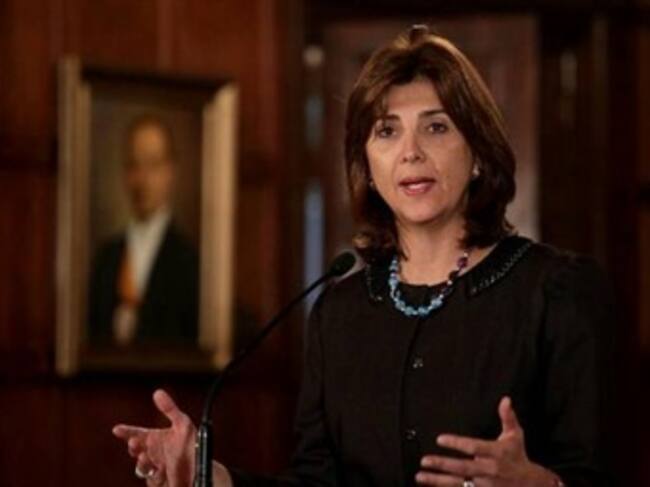 La canciller María Angela Holguín. Foto: Colprensa.