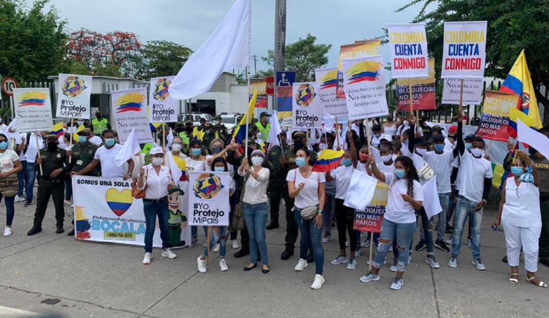 Las manifestaciones se realizaron de manera pacífica