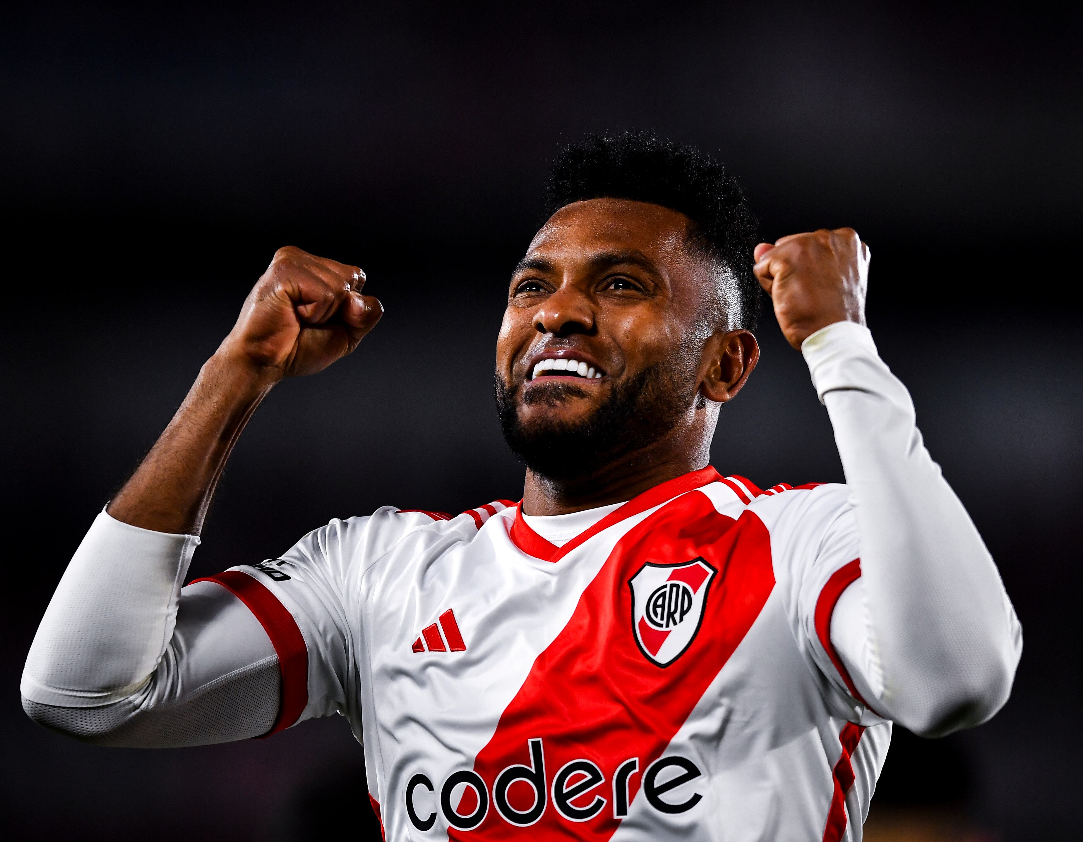 Miguel Borja con River Plate | Foto: Marcelo Endelli/Getty Images