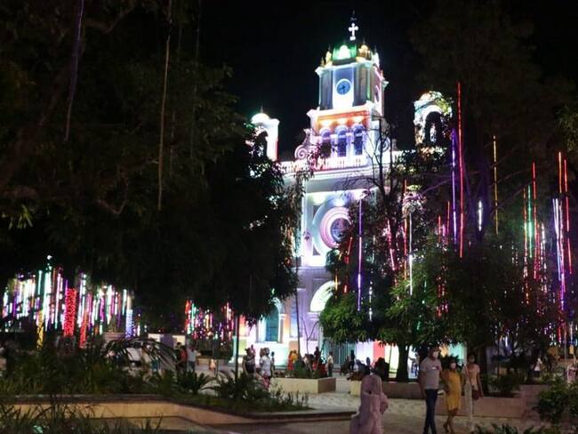 Alumbrado público navideño de Montería.