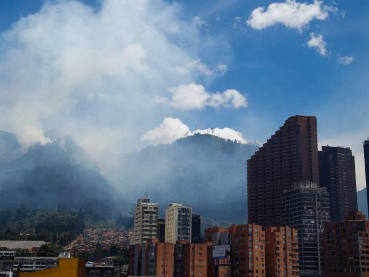 En Bogotá las altas temperaturas han propagado incendios en cuatro localidades