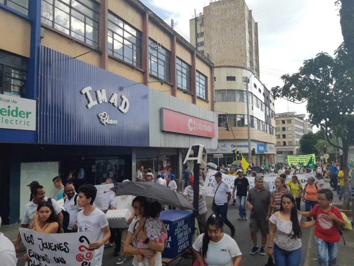 Marcha en Bucaramanga 