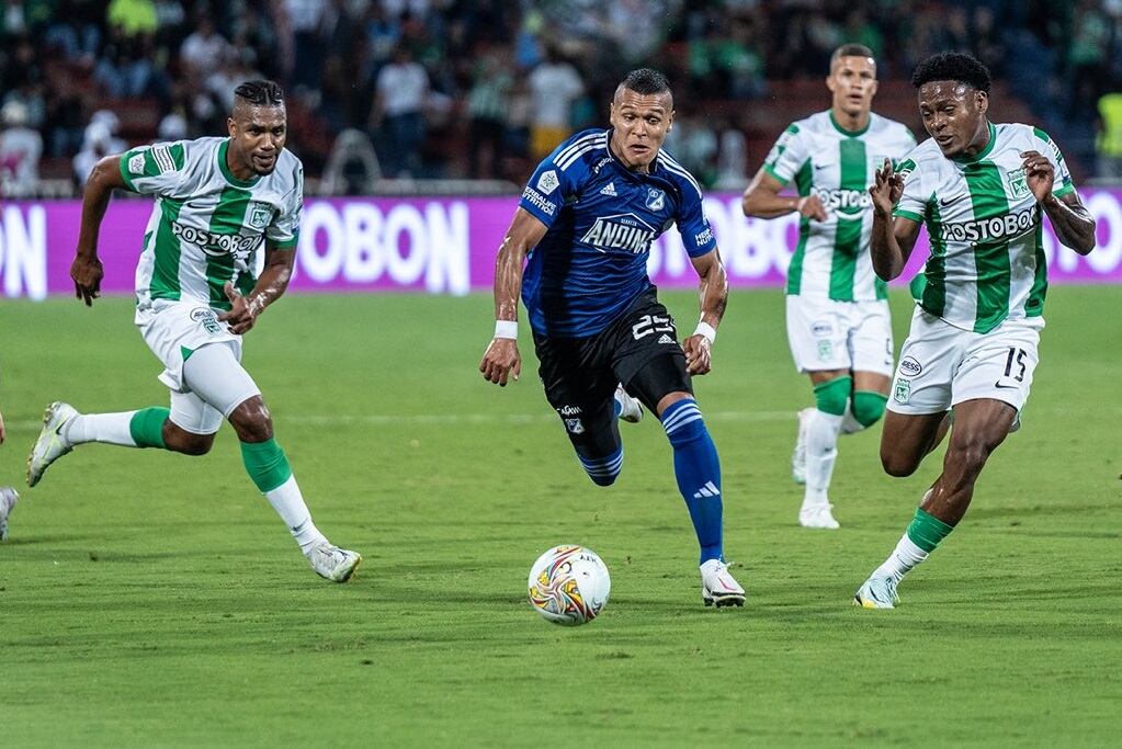 Millonarios empató con Nacional en el Atanasio Girardot / @MillosFCoficial