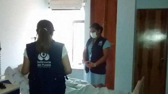 La Defensoría hace acompañamiento a la mujer aún en la clínica.