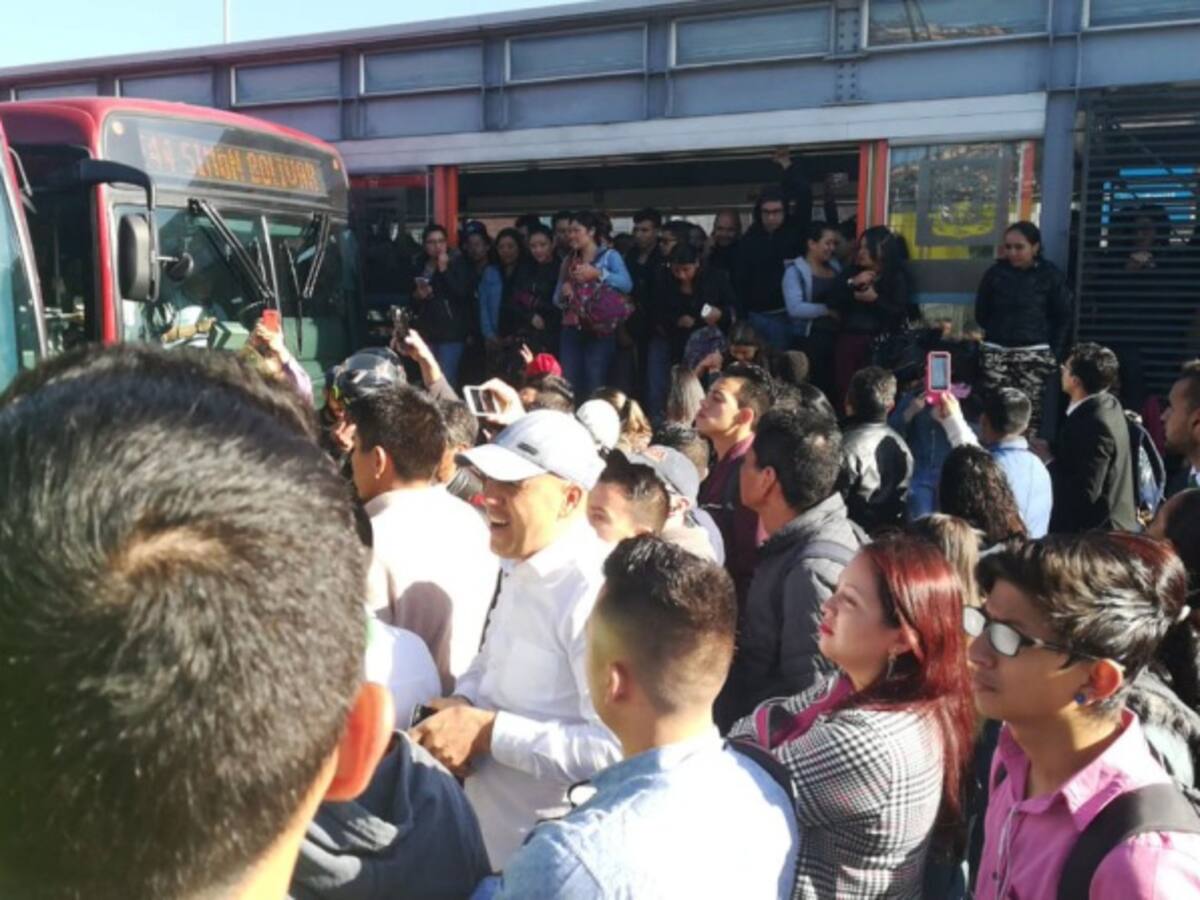 Caos en Transmilenio en Bosa y Soacha por protestas