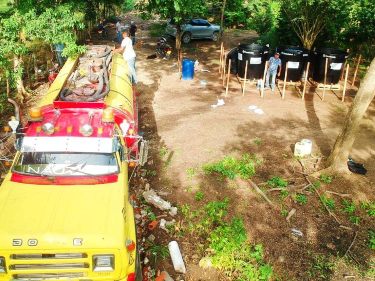 Aguas de Bolívar garantiza suministro de agua a Lluvia de Bendiciones
