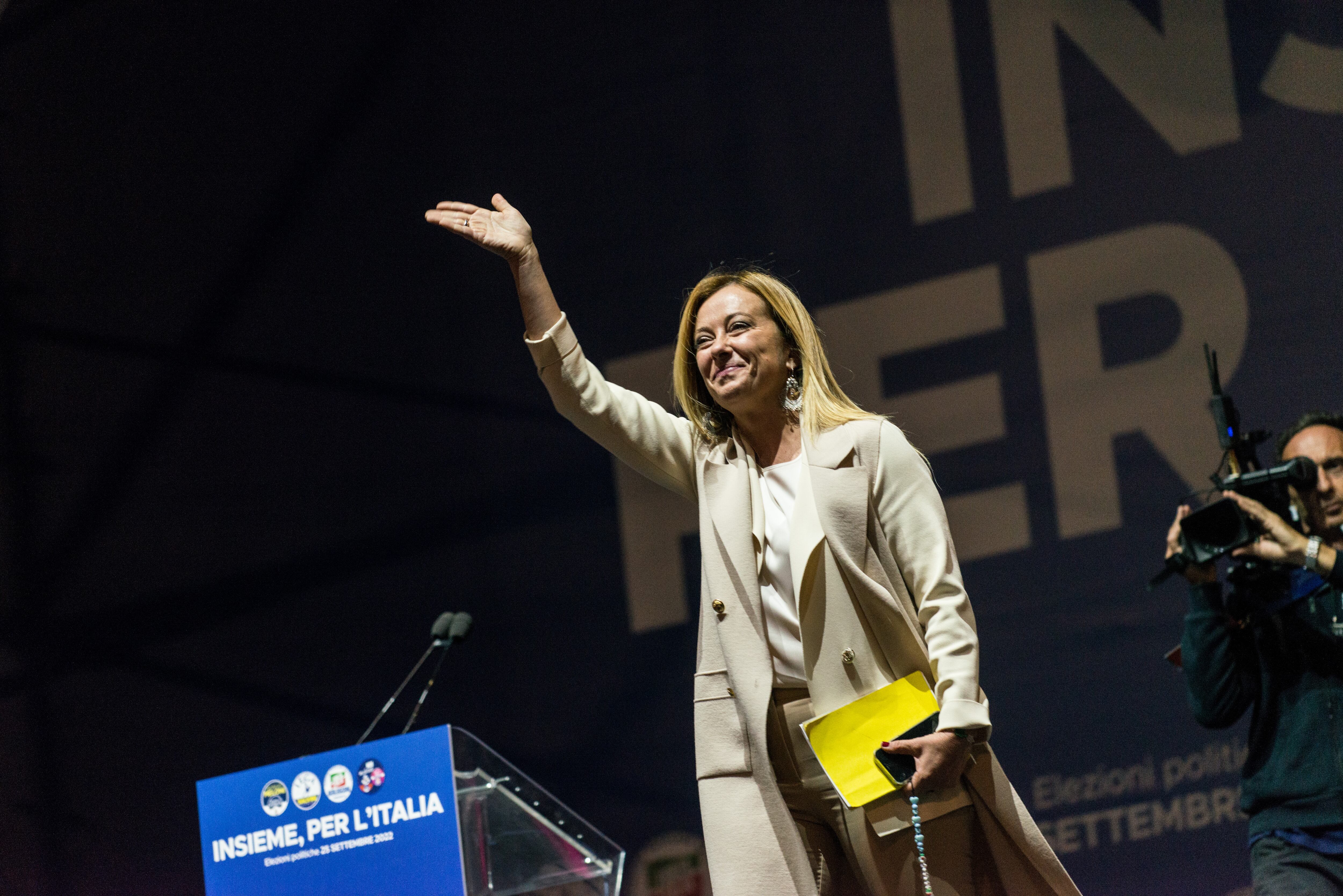 Giorgia Meloni. (Photo by Andrea Ronchini/NurPhoto via Getty Images)