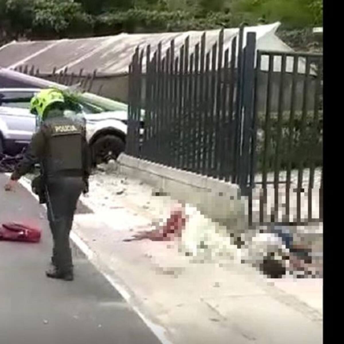 Ladrones quedaron heridos al ser arrollados por las víctimas en El Retiro