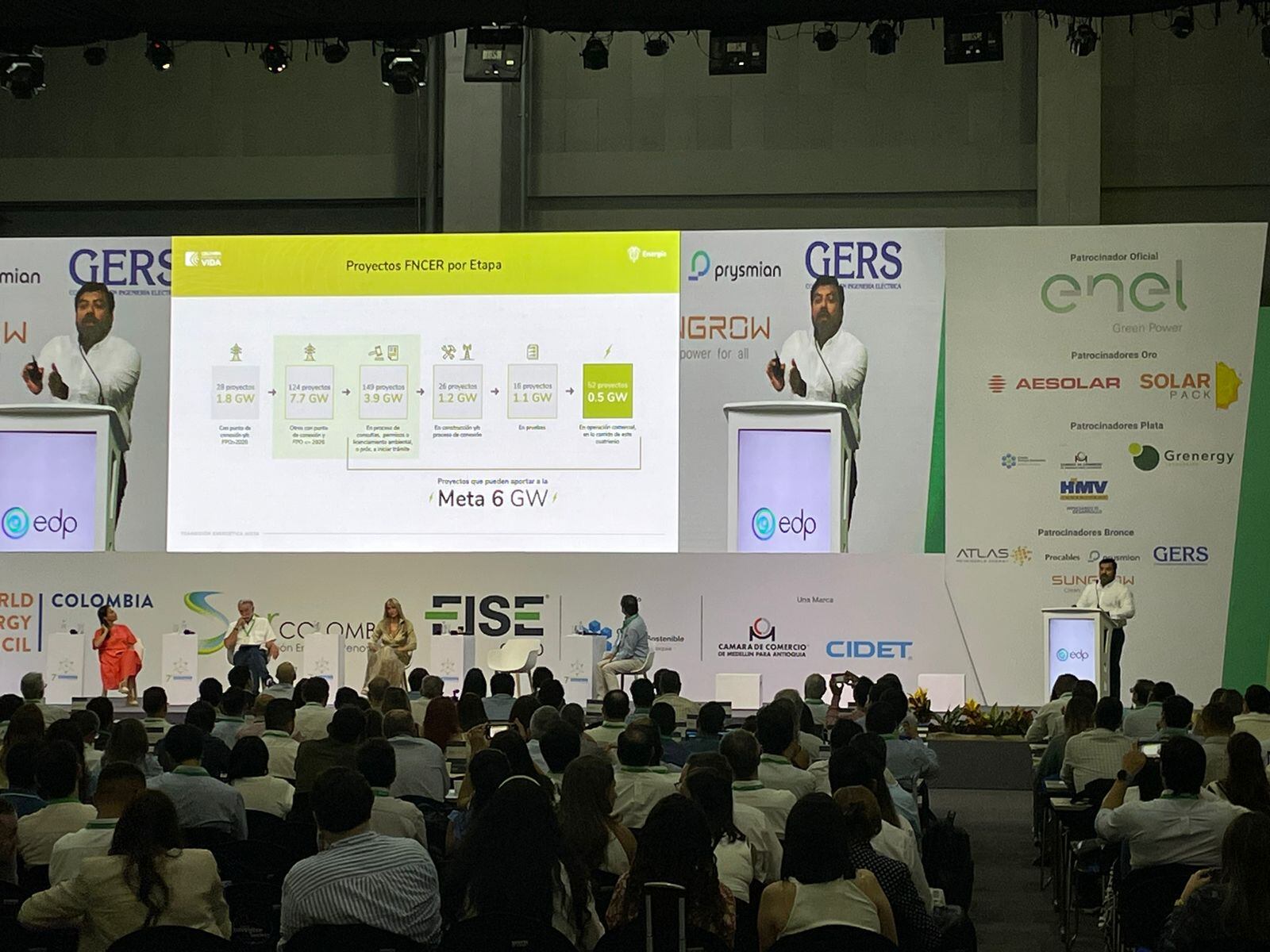 Viceministro de Minas y Energía, Javier Campillo, durante encuentro de energías renovables en Barranquilla./ Foto: Caracol Radio