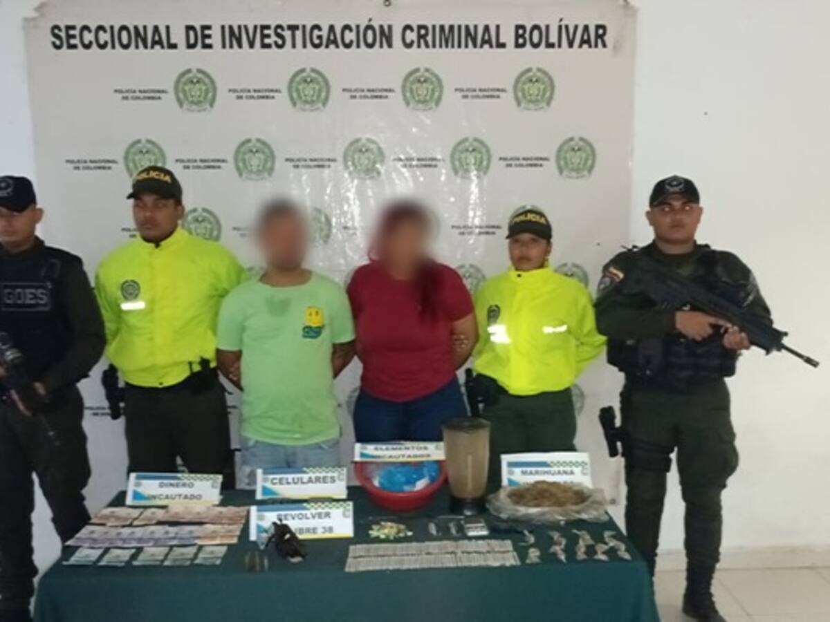 Cayeron dos presuntos jíbaros con 500 dosis de droga en Magangué, Bolívar