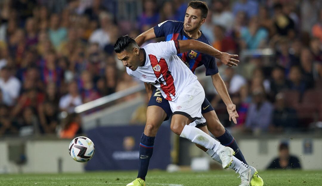 Falcao García jugó los últimos 30 minutos del partido ante el Barcelona.