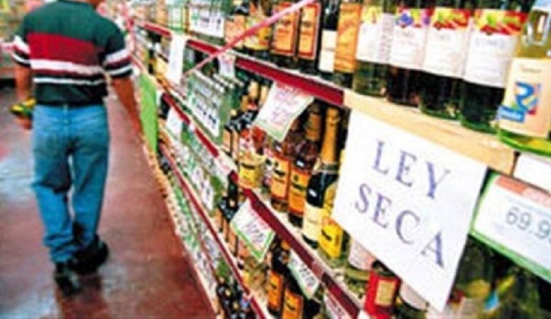 La ley seca o prohibición y expendio del consumo de bebidas embriagantes, regirá entre la 1:00 a.m. y las 5 a.m. de cada día.