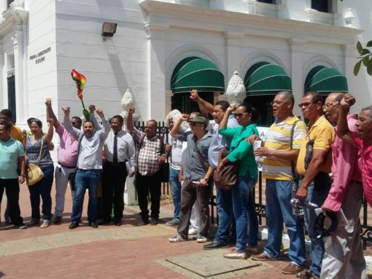 Realizan protesta contra la corrupción de la justicia en Cartagena